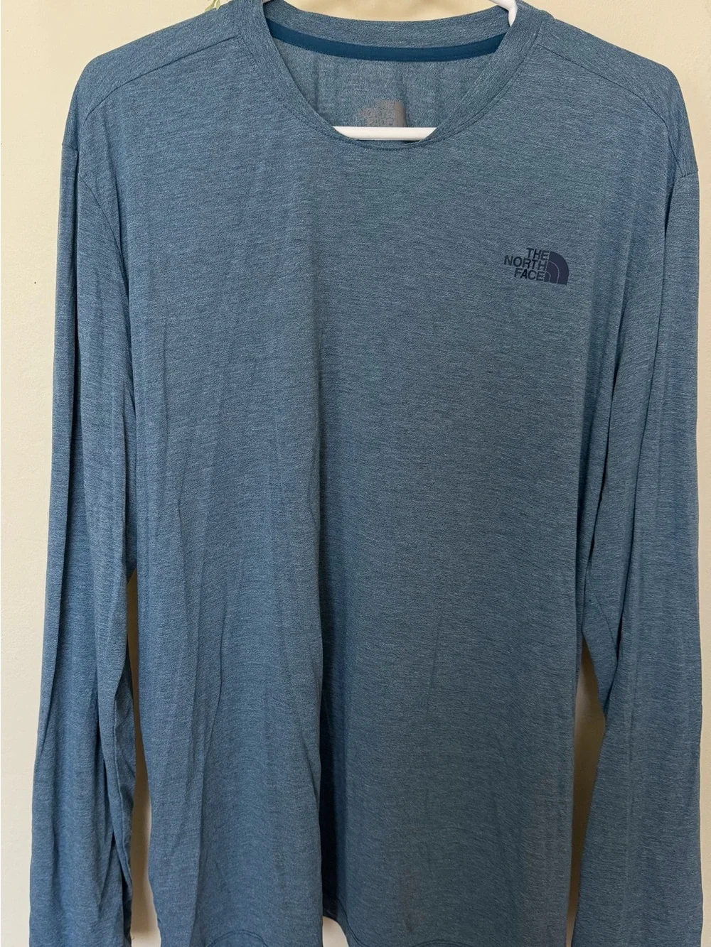 The North Face Men's Long Sleeve Crew Tee - Slate Blue